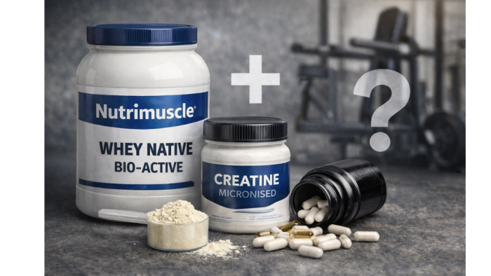 Whey + créatine