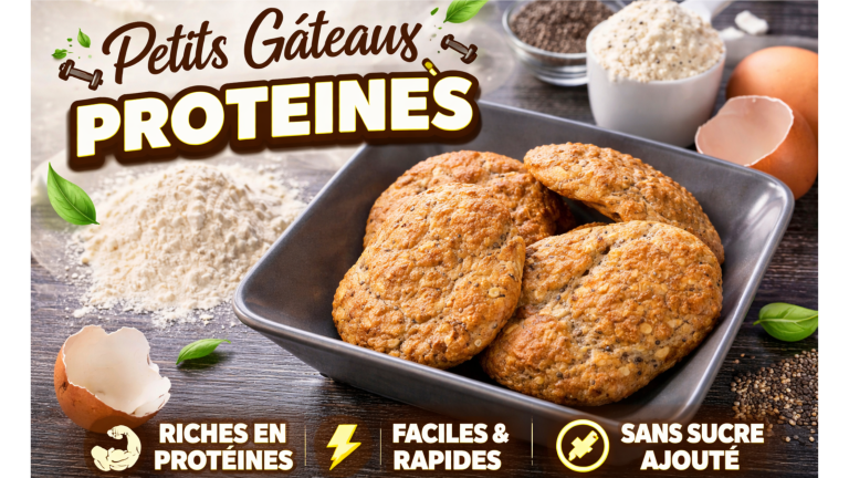 gateau proteine maison whey flocons avoine